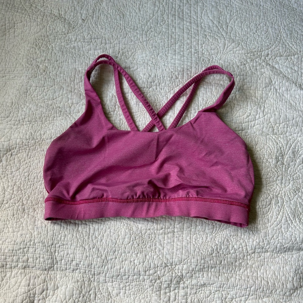 LULULEMON PINK SPORTS BRA